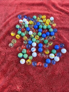 Classic Glass Marbles Assortment - Multicolor Pack